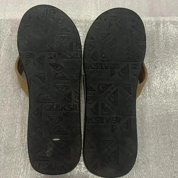 ❤️2/50❤️[10-10.5] Quiksilver Men's Carver Suede 3Point Flip Flop Athletic Sandal - Picture 3 of 5